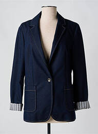 Blazer poches bleu DEVERNOIS femme