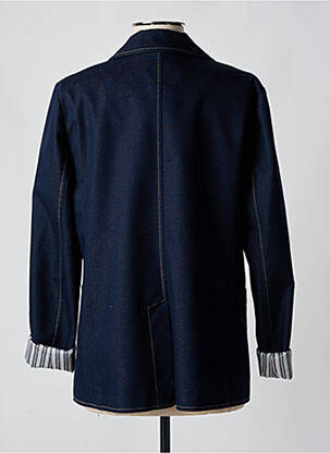 Blazer poches bleu DEVERNOIS femme