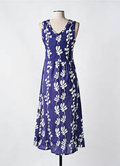 Robe longue bleu GUITARE pour femme seconde vue