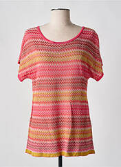 T-shirt rose DEVERNOIS pour femme seconde vue