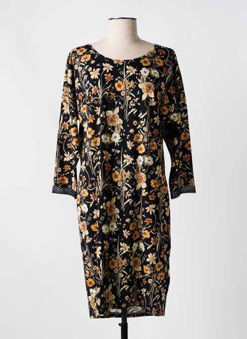 Chemise de nuit noir MOONKA pour femme