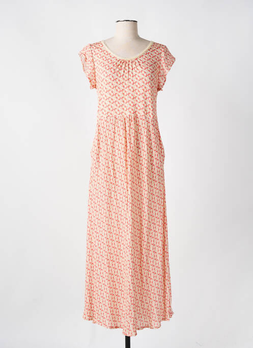 Robe longue orange GUITARE pour femme