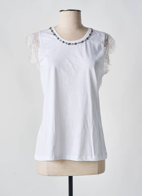 T-shirt blanc EVA KAYAN pour femme