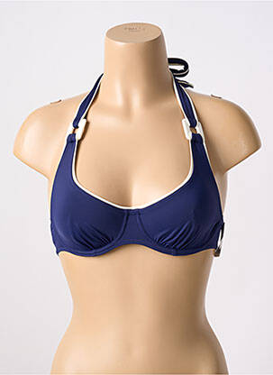 Haut de maillot de bain haut soutien-gorge emboitant haut soutien-gorge emboitant bleu AUBADE femme
