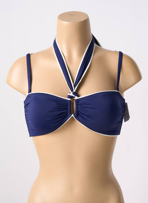 Haut de maillot de bain bleu AUBADE femme