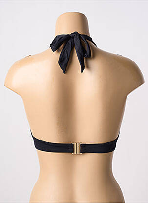 Haut de maillot de bain bretelles élastiquées haut soutien-gorge push-up noir AUBADE femme