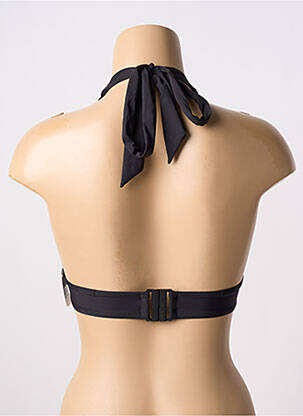 Haut de maillot de bain bretelles élastiquées haut soutien-gorge push-up noir AUBADE femme