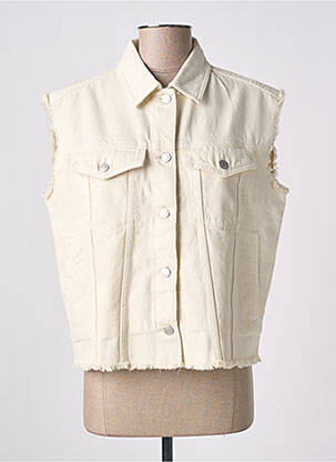 Veste casual coupe droite beige ESPRIT femme