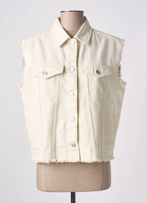 Veste casual coupe droite beige ESPRIT femme