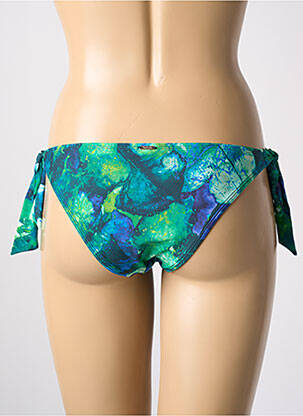 Bas de maillot de bain imprimé fantaisie culotte bleu AUBADE femme