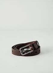 Ceinture marron HERBERT FRÈRE ET SOEUR pour femme seconde vue