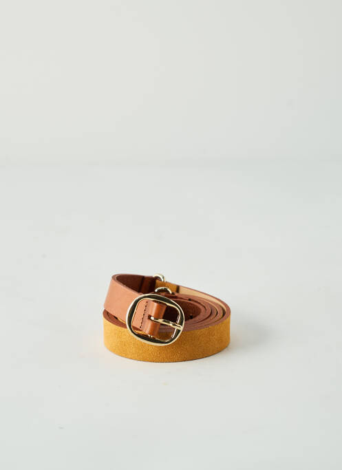 Ceinture réglable jaune HERBERT FRÈRE ET SOEUR femme