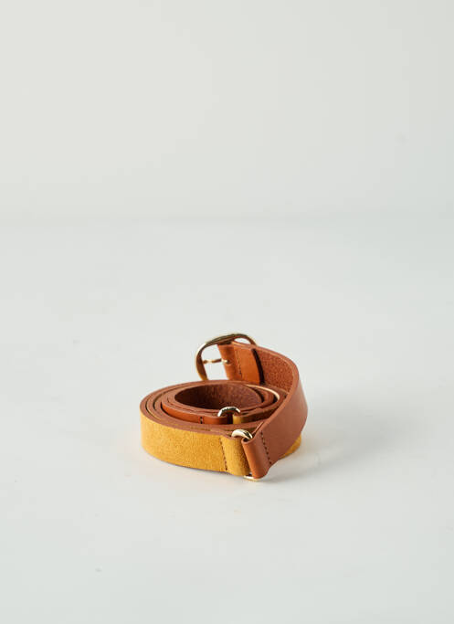 Ceinture réglable jaune HERBERT FRÈRE ET SOEUR femme