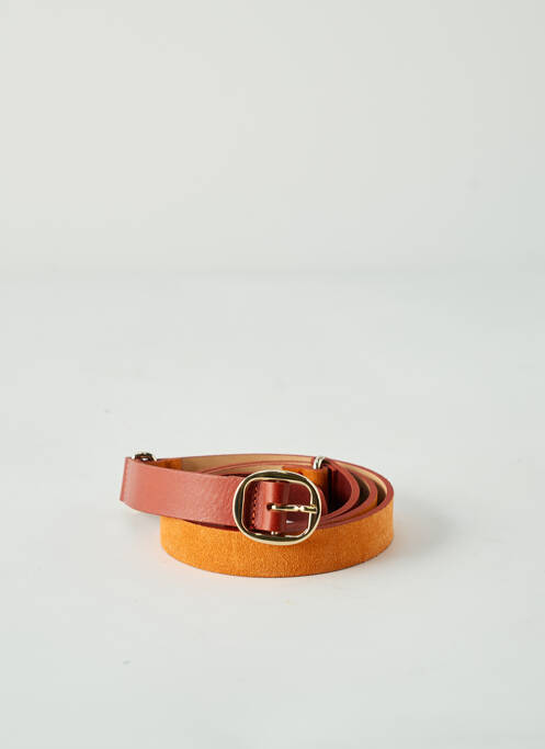 Ceinture orange HERBERT FRÈRE ET SOEUR pour femme