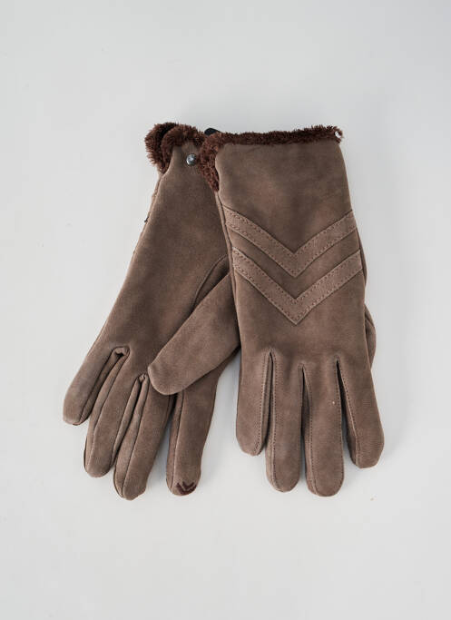 Gants beige ISOTONER pour femme