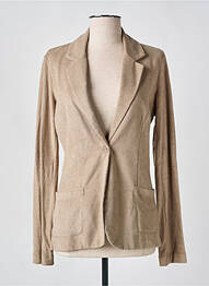 Blazer poches beige MAJESTIC FILATURES femme