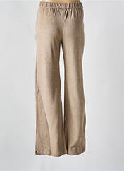 Pantalon large beige MAJESTIC FILATURES pour femme seconde vue