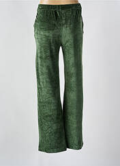 Pantalon large vert MAJESTIC FILATURES pour femme seconde vue