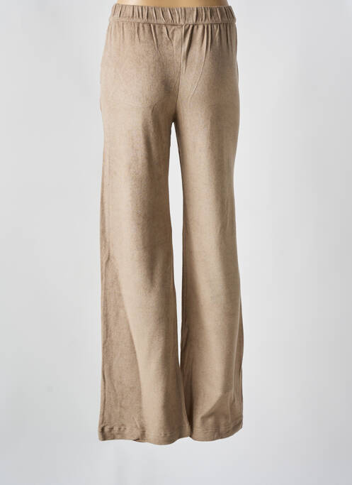 Pantalon large beige MAJESTIC FILATURES femme