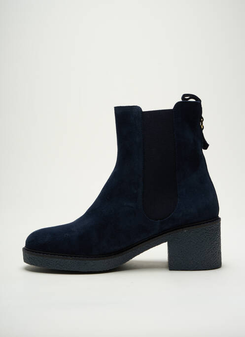 Bottines/boots nubuck talon de 4 à 6cm bleu MAISON TOUFET femme