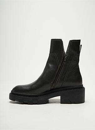 Bottines/boots matière lisse talon de 4 à 6cm gris ASH femme