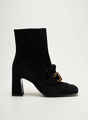 Bottines/boots nubuck talon de 4 à 6cm noir BRUNO PREMI femme