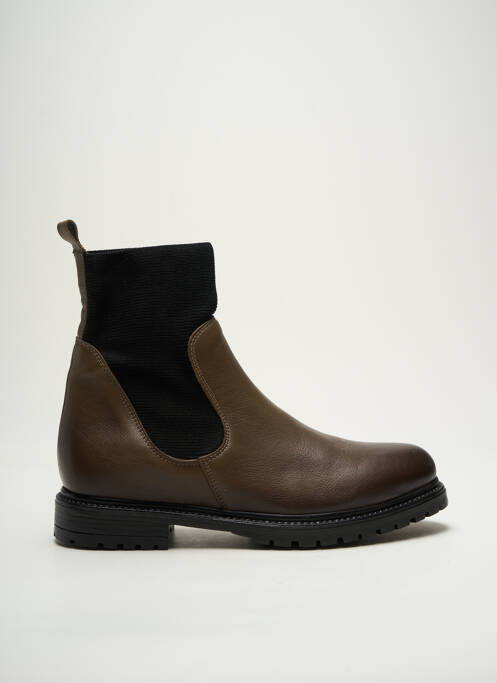 Bottines/Boots marron REQINS pour femme