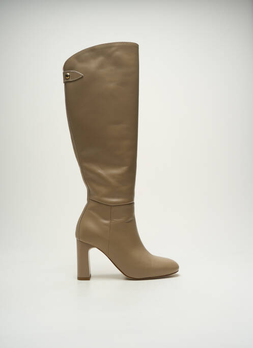 Bottes beige NERO GIARDINI pour femme