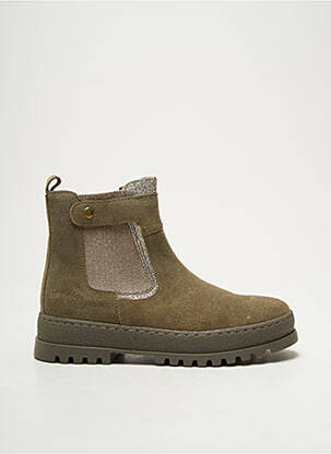 Bottines/boots tissage tissage pailleté talon bas vert BABYBOTTE fille