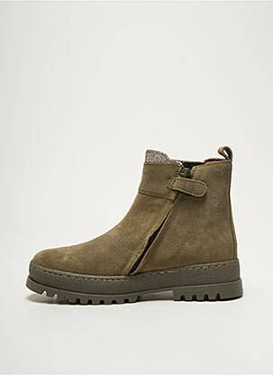 Bottines/boots tissage tissage pailleté talon bas vert BABYBOTTE fille