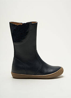 Bottes voute plantaire bout rond bleu BABYBOTTE fille