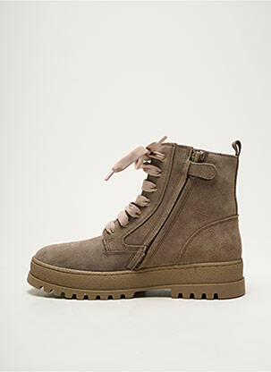 Bottines/boots voute plantaire bout rond beige BABYBOTTE fille