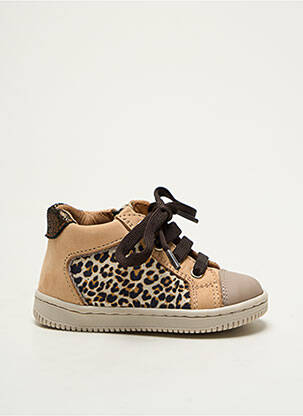 Baskets bout rond bout rond beige BABYBOTTE fille