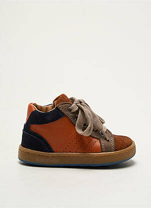 Baskets bout rond bout rond orange BABYBOTTE garçon
