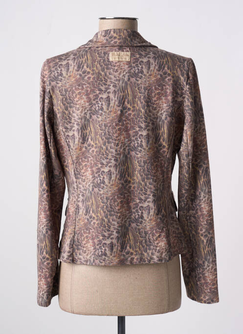 Blazer coupe cintrée marron PAKO LITTO femme