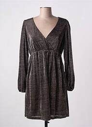 Robe courte manches longues manches longues noir MOLLY BRACKEN femme