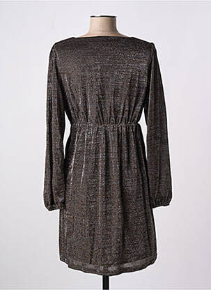 Robe courte manches longues manches longues noir MOLLY BRACKEN femme