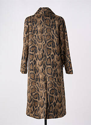 Manteau long coupe cintrée sans capuche marron MOLLY BRACKEN femme