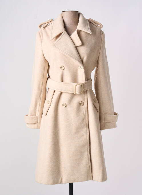 Manteau long beige MOLLY BRACKEN pour femme