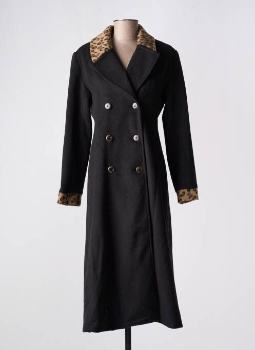 Manteau long noir MOLLY BRACKEN pour femme