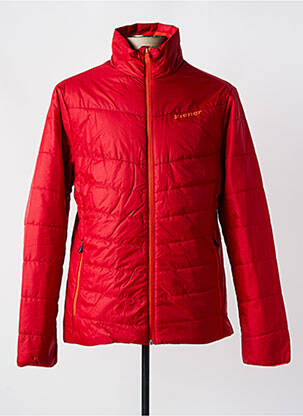 Doudoune manches longues sans capuche rouge ZIENER homme