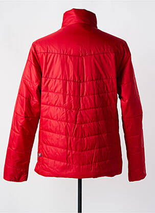Doudoune manches longues sans capuche rouge ZIENER homme