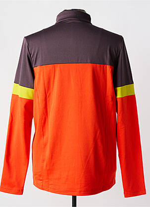 T-shirt stretch manches longues orange ZIENER homme