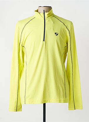 T-shirt stretch manches longues jaune ZIENER homme