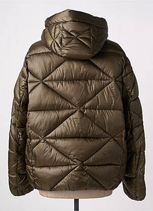 Doudoune manches longues a capuche vert TRUSSARDI JEANS femme
