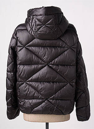 Doudoune manches longues a capuche noir TRUSSARDI JEANS femme