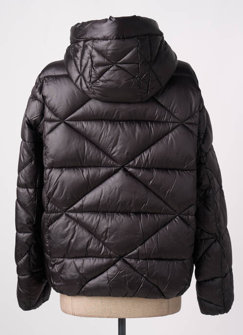 Doudoune manches longues a capuche noir TRUSSARDI JEANS femme