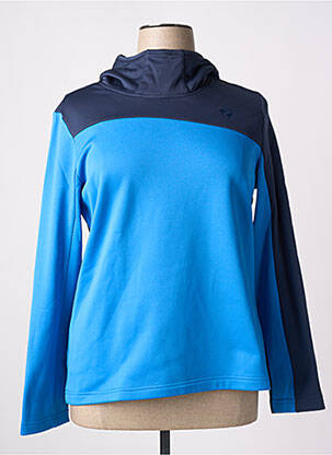 Pull coupe droite manches longues bleu ZIENER femme