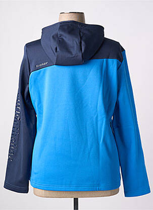 Pull coupe droite manches longues bleu ZIENER femme