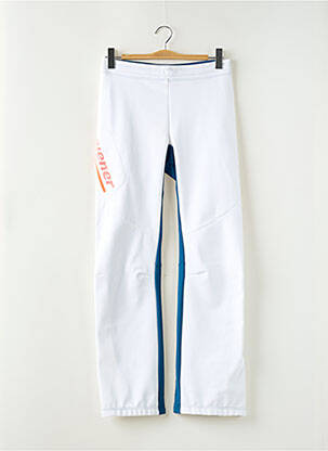Pantalon droit taille élastique taille normale blanc ZIENER femme